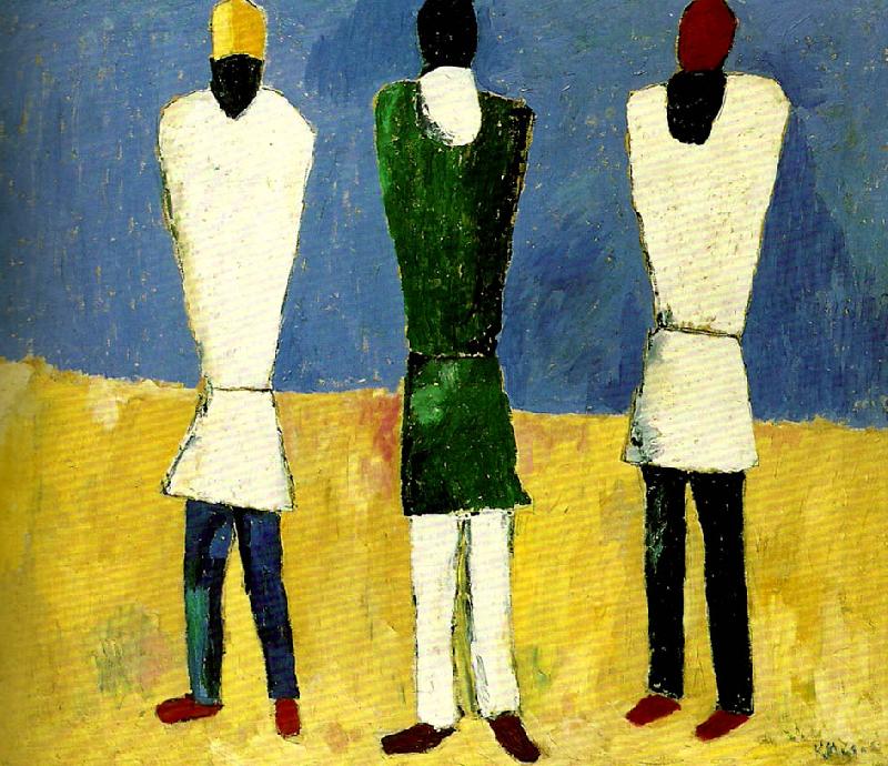 Kazimir Malevich peasants oil painting image